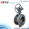 API6d Turbine Double Flanged Butterfly Valve